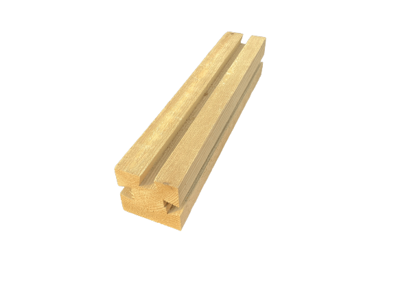 Agamemon Timber pack of 4 x 375mm posts