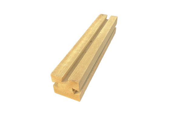 Agamemon Timber pack of 4 x 500mm posts