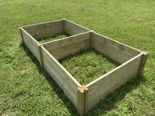 Agamemnon Timber Double Bay Raised Bed